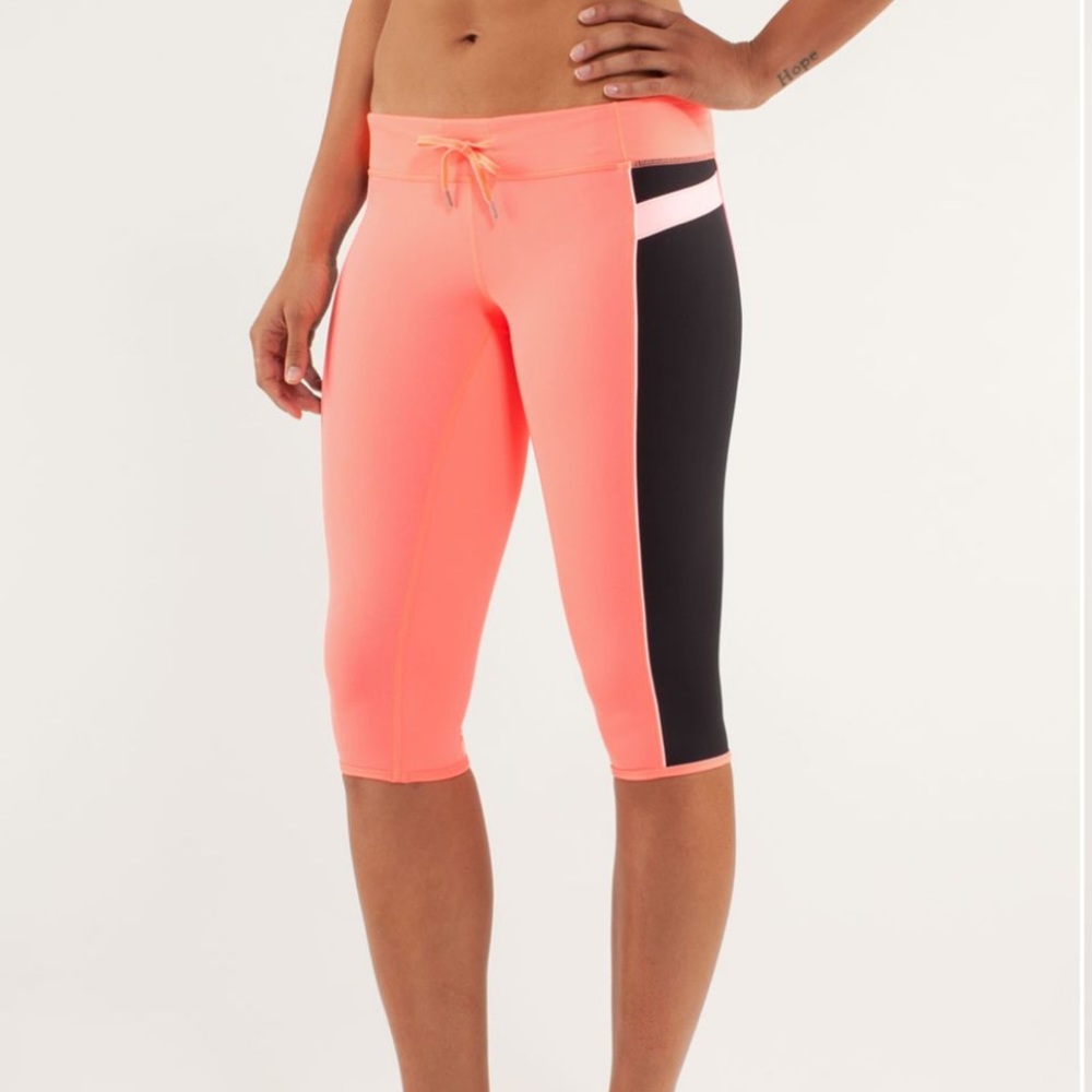Lululemon Heat It Up Crop size 10